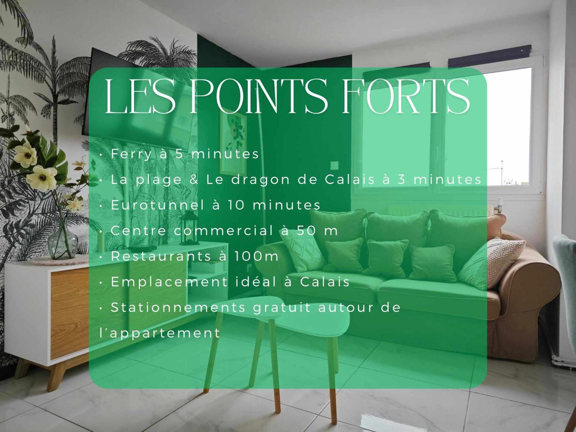 Calais Plage-Gare Appartement Elegant Tout Equipe Exterior photo